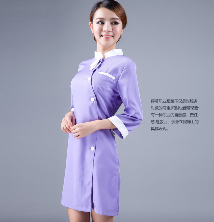 医护新款导医服装美容师工作服美容院秋冬装美容服护士服包邮N-23