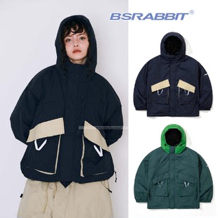 2526BSRABBIT韩国滑雪服单板双板男女防水风夹克上衣
