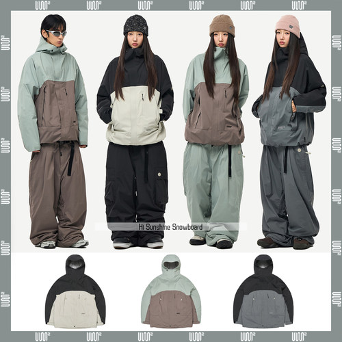 USS2韩国滑雪服防水防风