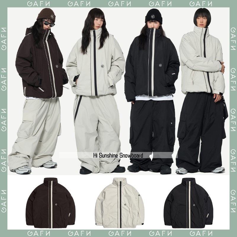 GAFH韩国小众品牌滑雪服潮牌时尚