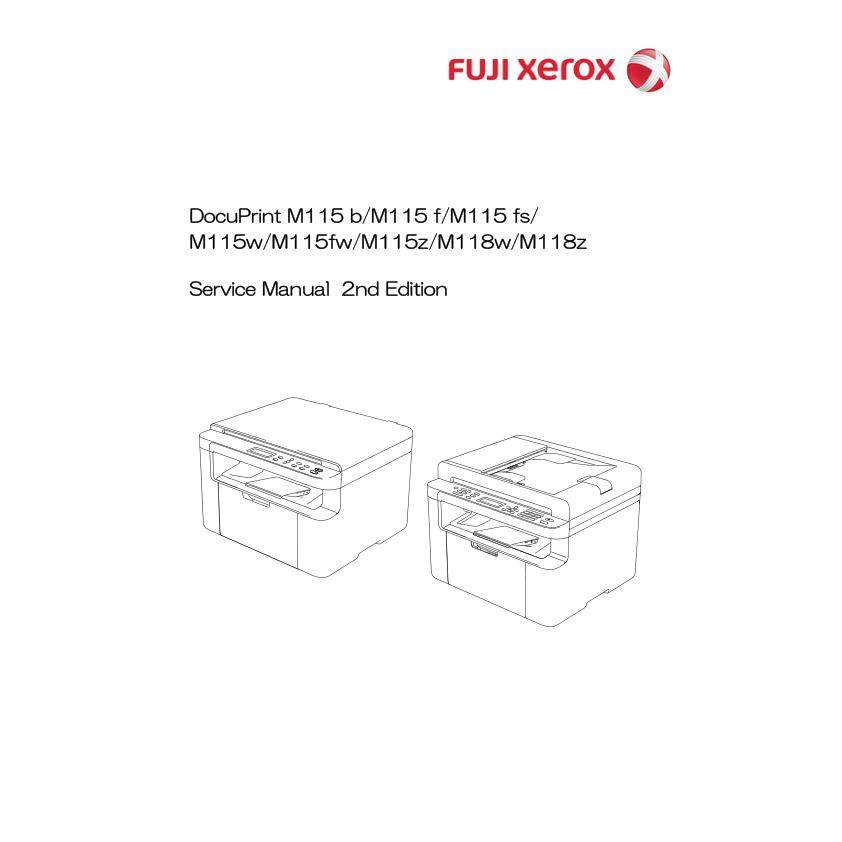 施乐DP M115b M115f M115fs M115w M115fw黑白机英文维修手册
