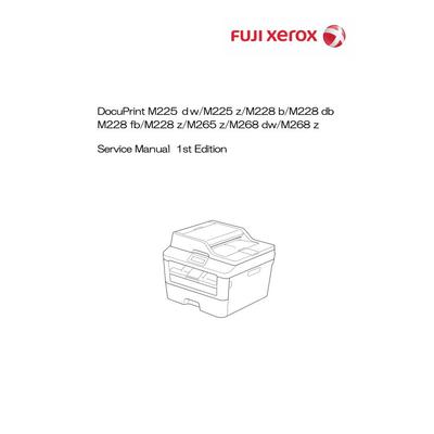 施乐DP M225dw M225z M228b M228db M228fb黑白机英文零件手册