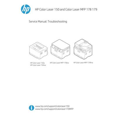 惠普Color Laser 150a 150nw MFP178nw 178nwg英文维修手册