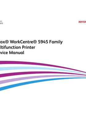 施乐 WC 5945 5955 Family 黑白机英文维修手册