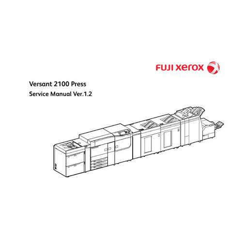 施乐Versant 2100 3100 Press V2100生产型彩机英文维修手册