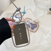 适用于特斯拉蔚来卡片钥匙套ins亚克力学生公交校园饭卡情侣卡套