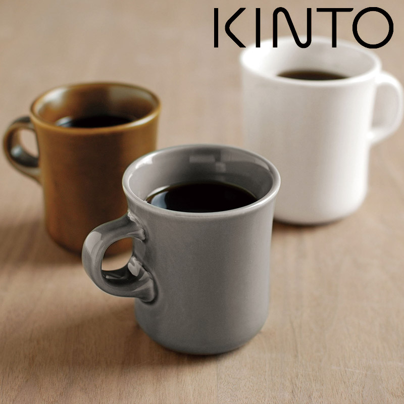 kinto简约风纯色250ml陶瓷马克杯