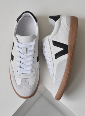 Patricia viera 26ss新款.牛皮.小白鞋 德训休闲鞋.运动鞋