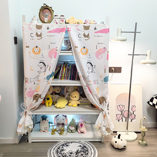 货架酒柜遮尘挡板家用收纳架防尘盖布儿童无门柜子遮丑神器遮挡帘