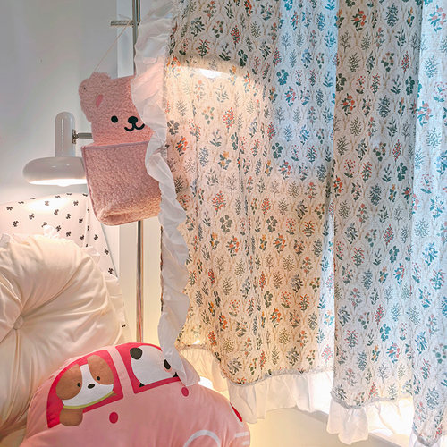 装饰飘窗卧室房间短帘少女心