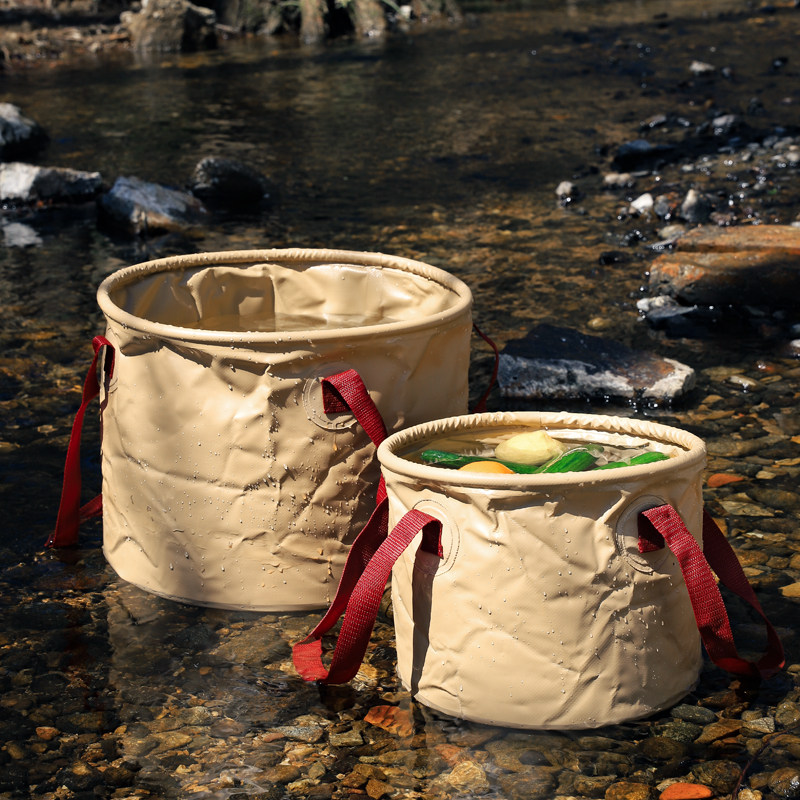 户外折叠水桶便携洗菜洗碗伸缩桶野营钓鱼桶洗漱水盆洗脸盆储水桶,户外/登山/野营/旅行用品,水桶,淘宝优惠券,粉丝福利购,淘宝优惠卷