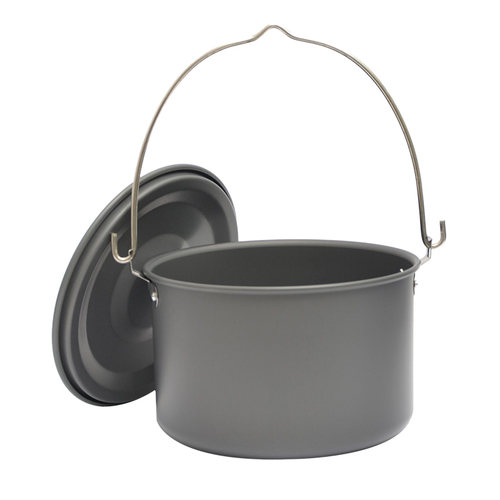 户外野餐单锅铝野营军篝火野炊