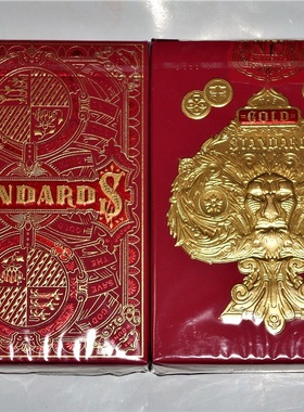 美國原裝進口 STANDARDS 紅色 標準尊貴 收藏 撲克牌