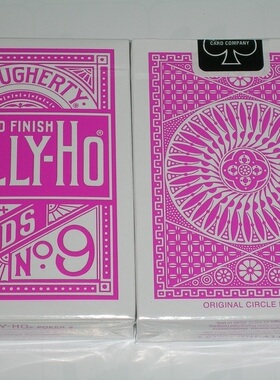 美國進口 TALLY-HO  圓背 特制 粉紅背 撲克牌