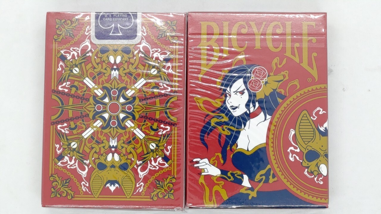 美國原裝進口 BICYCLE VAMPIRE BLOOD 紅 吸血鬼 花切收藏 撲克牌