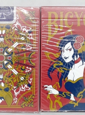 美國原裝進口 BICYCLE VAMPIRE BLOOD 紅 吸血鬼 花切收藏 撲克牌