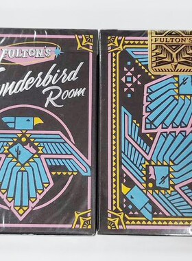 美國原裝進口 Ace Futon's Thunderbird Room 花切收藏 撲克牌