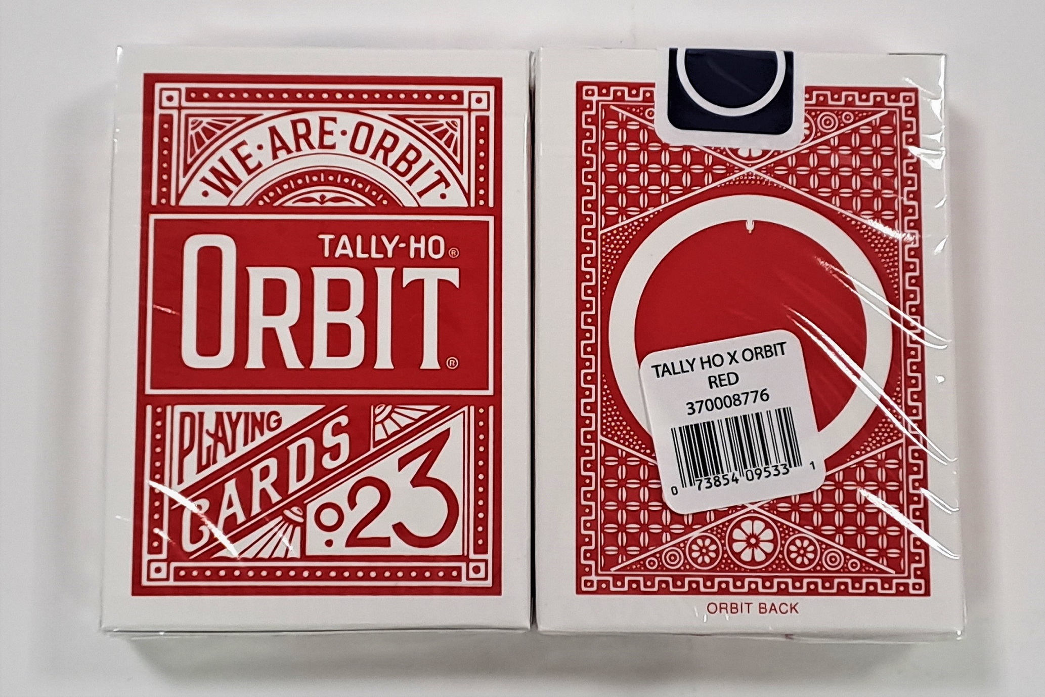 美國原裝進口 Tally Ho Orbit 紅色 花切收藏 撲克牌