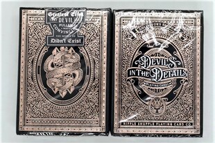 美國進口 Devil's in the Details 玫瑰金 收藏撲克牌