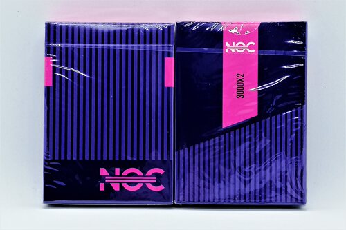 美國原裝進口 NOC3000X2 NOC 紫 未来 科幻概念 花切收藏 撲克牌