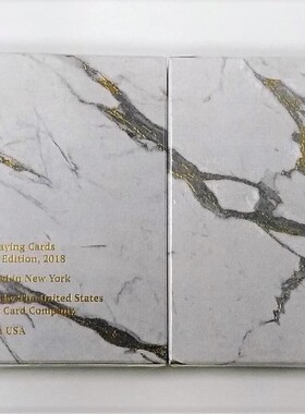 美國原裝進口 Marble Playing Cards 大理石 花切收藏 撲克牌