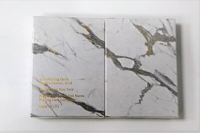 美國原裝進口 Marble Playing Cards 大理石 花切收藏 撲克牌
