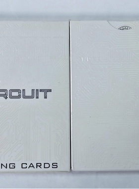 大陸製品 Circuit Rainbow White 白色 电路 花切 撲克牌