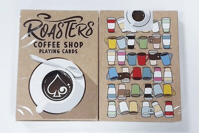 美國原裝進口 Roasters Coffee Shop 烘焙咖啡店 花切限量 撲克牌