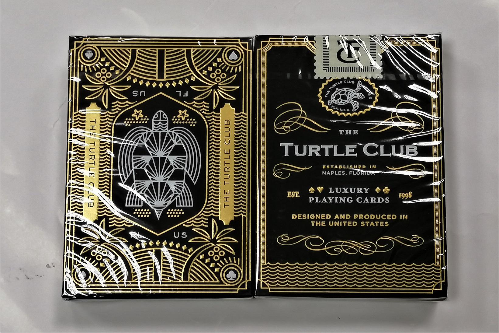 美國原裝進口 The Turtle Club 海龜俱樂部 收藏花切撲克牌