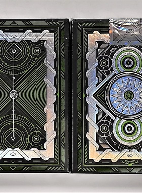 美國進口 Monolith Singularity 綠色 巨石丰碑 限量收藏 撲克牌