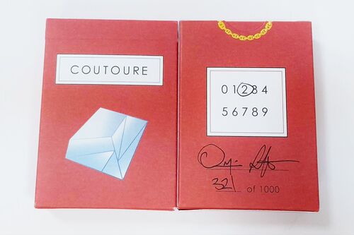 美國原裝進口 Coutoure (無塑封)時裝 限量 花切收藏 撲克牌