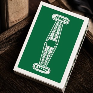 美國進口 Jerry's Nugget Felt Green 标记号牌限量 天梯扑克牌
