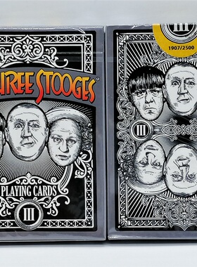 美國原裝進口 The Three Stooges 收藏 限量撲克牌