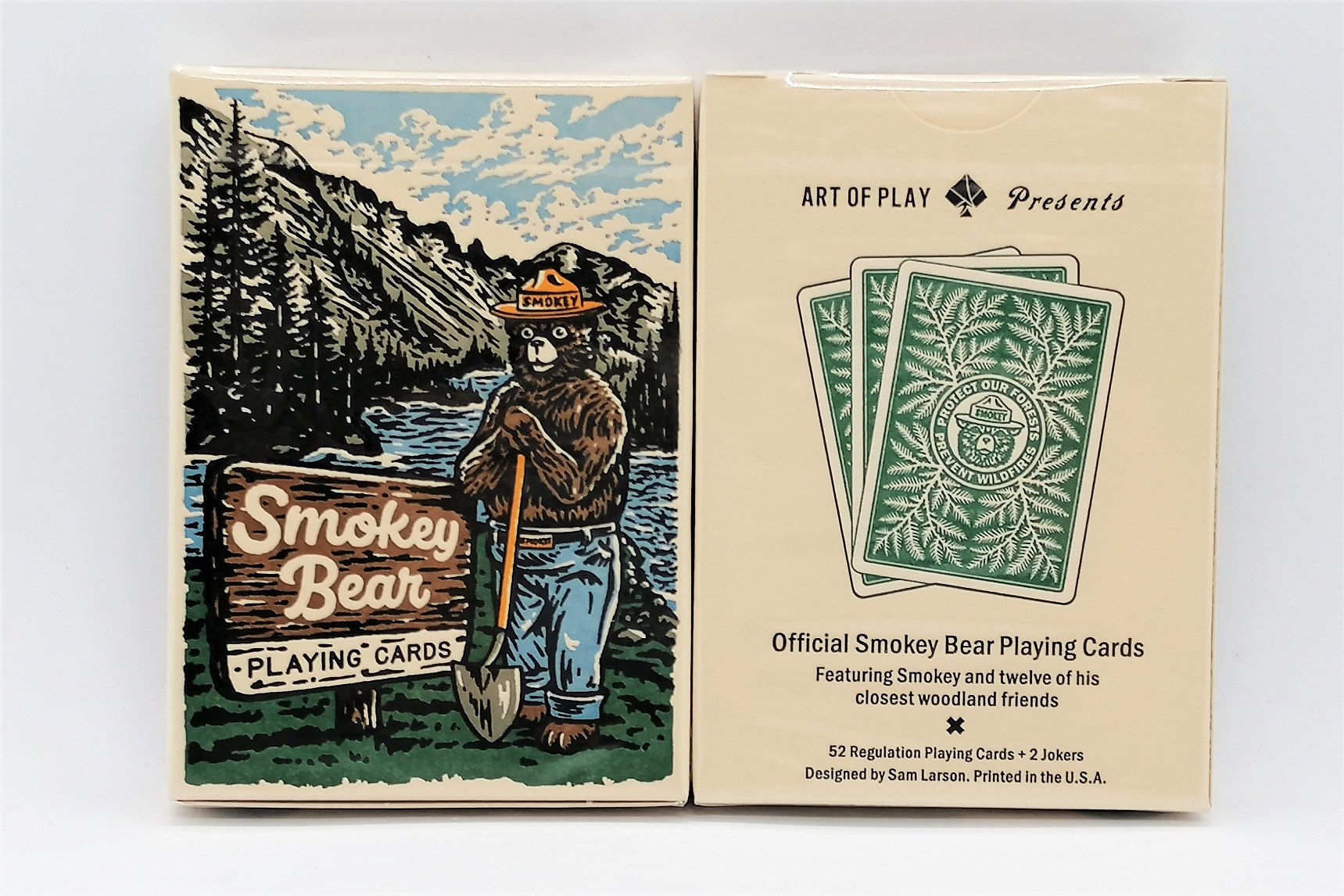 美國原裝進口 Smokey Bear 煙熏熊 收藏 撲克牌