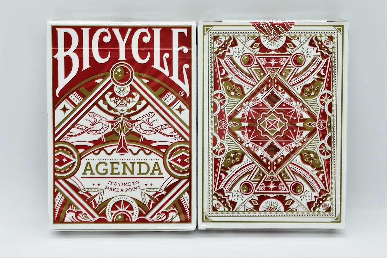 美國原裝進口 Bicycle Agenda Red Basic 議程 收藏 花切撲克牌