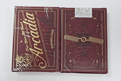 美國進口 The Windmill Back Claret Purple 風車背 花切 撲克牌