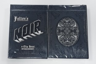 美國原裝進口 FULTONS NOIR 富爾頓黑色 花切收藏 撲克牌