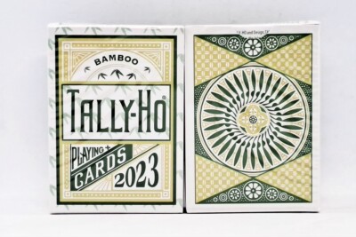 美國原裝進口 Tally Ho Bamboo 梅蘭竹菊 竹花切收藏 撲克牌