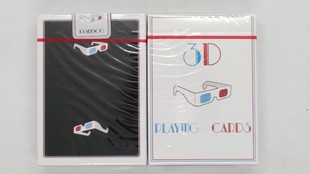 美國原裝進口 3D 魔术道具眼镜 記號 限量 花切收藏 撲克牌