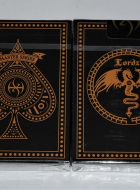 美國原裝進口 Dark Lordz by De'vo 平紋有封標 花切收藏 撲克牌