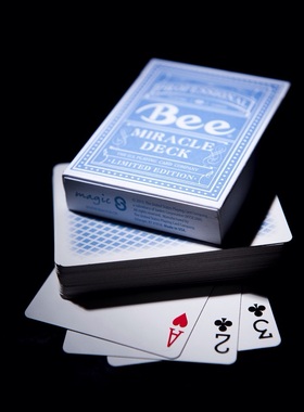 Miracle Bee Blue playing cards 奇蹟蜜蜂撲克牌