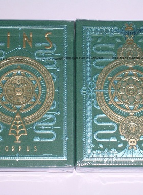 美國原裝進口 SINS Corpus Playing Cards 綠色 撲克牌
