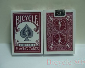 美國原裝進口 Bicycle 808 鈦金屬 Titanium V1 紅色 限量撲克牌