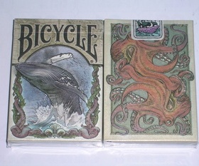 美國原裝進口 Bicycle Colorized Seven Sea Creature撲克牌