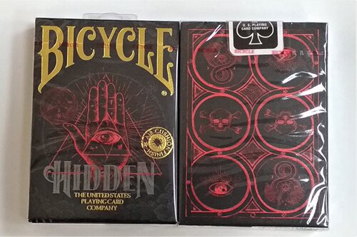 美國原裝進口 Bicycle Hidden Playing Cards 神秘符號 撲克牌
