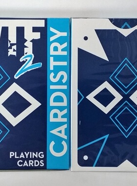 美國原裝進口 WTF Cardistry 2 Spelling 蓝色 花切 限量撲克牌
