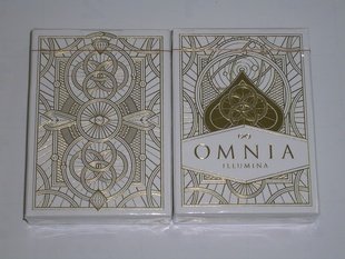 美國原裝進口 台灣制品 Omnia Illumina 白金 奧米亞 撲克牌