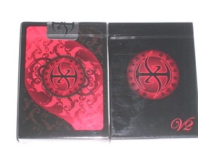 美國原裝進口 De'vo DOMINION 統御 紅色刀鋒 V2 撲克牌