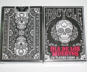 美國原裝進口 Bicycle Dia de Los Muertos 黑色 單車撲克牌