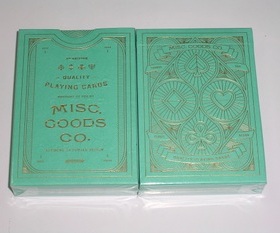 美國原裝進口 Misc Quality Goods Playing Cards 綠色 撲克牌